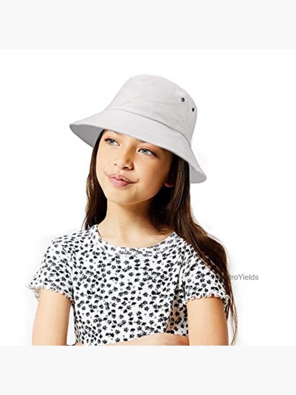 Youth Bucket Hat Big Boys Girls 10-16yrs Summer Cotton Fisherman Cap - Picture 6 of 7